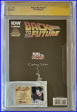 Back To The Future #1. Cgc Ss 9.9. Jj's Comics. Signed By Michael J. Fox