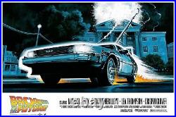 Back To The Future Version A 36x24 Movie Art Screen Print Poster By Paul Mann