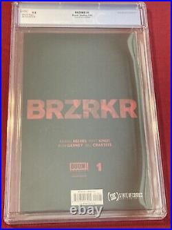Brzrkr 1 CGC 9.8 Ward Virgin Variant First Printing Keanu Reeves Upcoming Movie