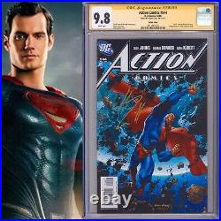 CGC 9.8 SS Action Comics #844 Variant signed by Henry Cavill Superman 2006