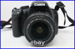 Canon 550D DSLR Camera 18.0MP with 18-55mm, Shutter Count 21631, Good Cond