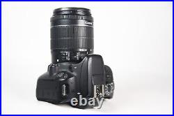 Canon EOS 100D 18MP Digital SLR & EFS 18-55mm IS STM SC 1698- Read Description