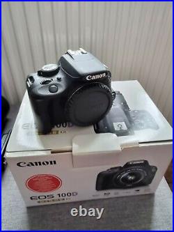 Canon EOS 100D 18.0 MP Digital SLR Camera Black