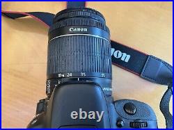 Canon EOS 100D 18.0 MP Digital SLR Camera Black 18/55 lens