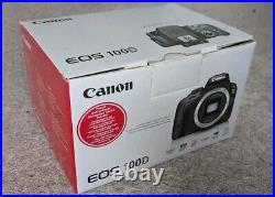 Canon EOS 100D 18.0 MP Digital SLR Camera Black (Body Only)