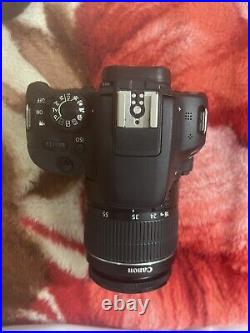 Canon EOS 100D 18.0 MP Digital SLR Camera -Black Kit with EF-S 18-55mm iii MINT