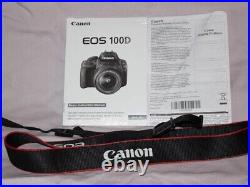 Canon EOS 100D 18.0 MP Digital SLR Camera with EF-S 18-55mm IS STM Lens