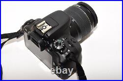 Canon EOS 100D DSLR + 18-55mm Lens + flash + remote + filters + bag. Nice set