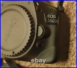 Canon EOS 550D 18MP DSLR Camera (Body Only) Excellent just 14k clicks