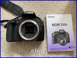 Canon EOS 550D 18.0 MP Digital SLR Camera Black Charger