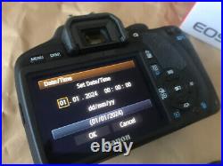 Canon EOS 550D DSLR with box