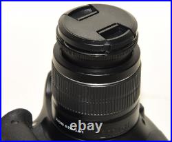 Canon EOS 550D /X4 Digital SLR Camera + EF-S 18-55mm Lens +2x battery + mem card