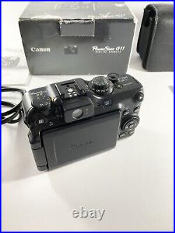 Canon PowerShot G11 10.0MP Digital Camera Black Great Condition