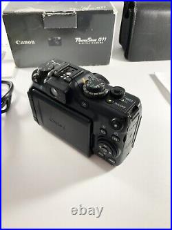 Canon PowerShot G11 10.0MP Digital Camera Black Great Condition