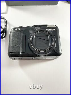 Canon PowerShot G11 10.0MP Digital Camera Black Great Condition