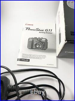 Canon PowerShot G11 10.0MP Digital Camera Black Great Condition