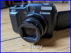 Canon PowerShot G11 10.0MP Digital Camera Black With Charger & Manual