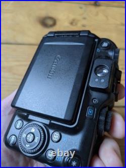Canon PowerShot G11 10.0MP Digital Camera Black With Charger & Manual
