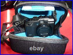 Canon PowerShot G12 10.0 MP Digital SLR Camera Black-BUNDLE