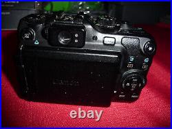 Canon PowerShot G12 10.0 MP Digital SLR Camera Black IN GREAT CONDITION-BUNDLE