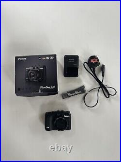 Canon PowerShot G16 14.7 MP Retro Digital Camera Tested Black Boxed