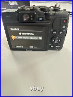 Canon PowerShot G16 14.7 MP Retro Digital Camera Tested Black Boxed