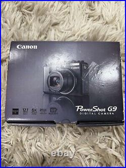 Canon PowerShot G9 12.1MP Digital Camera Black