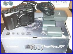 Canon PowerShot G9 12.1MP Digital Camera Black