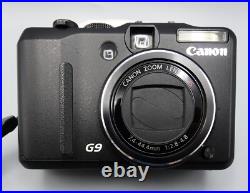Canon PowerShot G9 Digital Camera Black + Charger, Battery & 1GB SD Card VGC Canon PowerShot G9 Digital Camera Black + Charger, Battery & 1GB SD Card VGC