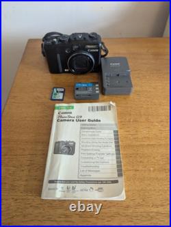 Canon PowerShot G9 Digital Camera & Charger, Official Battery 8gb Memory Card Canon PowerShot G9 Digital Camera & Charger, Official Battery 8gb Memory Card