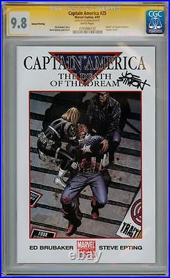 Captain America #25 2nd Print Cgc 9.8 Signature Series Signed Joe Simon Movie 3