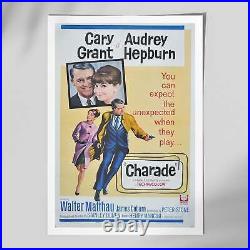 Charade Movie Poster Movie Poster Full Colour Wall Art Print, Vintage Style