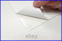 Clear Gloss Transparent Sticky Back Plastic Self Adhesive Vinyl Film Roll Sheet