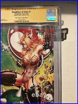 Daughters Of Eden #1 Bowser Boss Creeper Virgin Variant Tyndall Signed Cgc 9.8