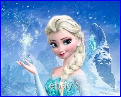Disney Frozen Elsa Children Bedroom Tv Movie Canvas Picture Wall Art Print