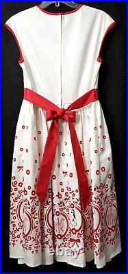 Disney Parks Mary Poppins Dress M Jolly Holiday Red Penguin Dapper Days Cosplay