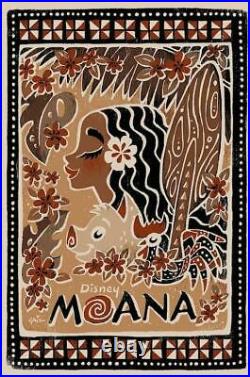Disney's Moana Limited Multi-Color Screen Print Art Poster #195 20 x 30