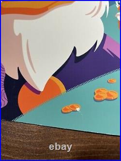 Duck Tales Art Print Movie Poster By Tom Whalen Signed Rare COLOR PROOF 1/1
