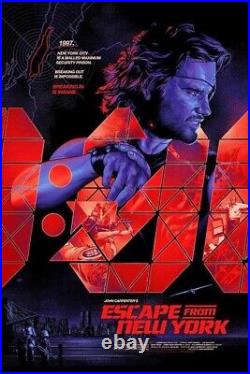 Escape from New York by Martin Ansin xx/375 Screen Print Art Poster Mondo Artist