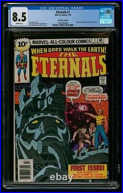 Eternals #1 CGC VFN Plus Marvel Comics 1st The Eternals