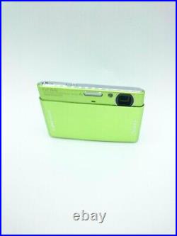 Exc Sony Cyber-shot DSC-T77 Green Compact Digital Camera 10.1MP Works fine SK