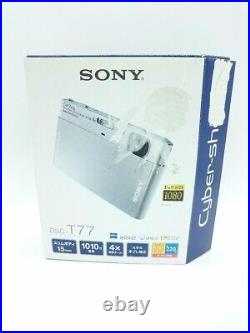 Exc Sony Cyber-shot DSC-T77 Green Compact Digital Camera 10.1MP Works fine SK