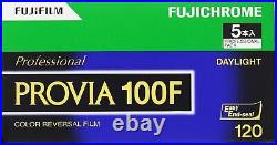 FUJIFILM Fuji PROVIA 100F 5 Roll 120 Color Reversal Film6x9 6x8 6x7 6x6 6x4.5