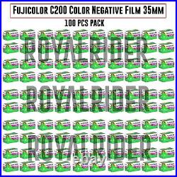FUJIFILM Fujicolor Color Negative Film ISO 200 35mm Film Rolls 100 PCS