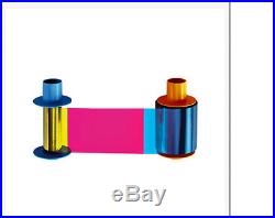 Fargo 84051 YMCK Full Color Ribbon with Resin HDP5000 500 Prints Original USA