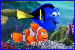 Finding Nemo Fish Film Childrens Kids Tv Movie Bedroom Canvas Picture Art Print