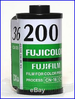 Fuji Fujicolour C200 35mm 36exp 5 Rolls Cheap Colour Print Film Exp Date 11/2021