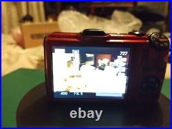 Fujifilm FinePix F Series F600EXR 16.0MP Digital Camera Red