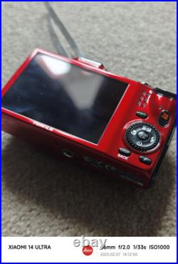 Fujifilm FinePix F Series F600EXR 16.0MP Digital Camera Red Boxed Mint