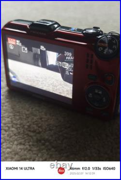 Fujifilm FinePix F Series F600EXR 16.0MP Digital Camera Red Boxed Mint